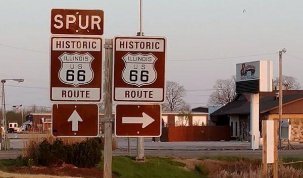 Route 66 Sign Illinois