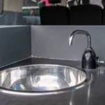 The sink in the Del Mar's kitchen.