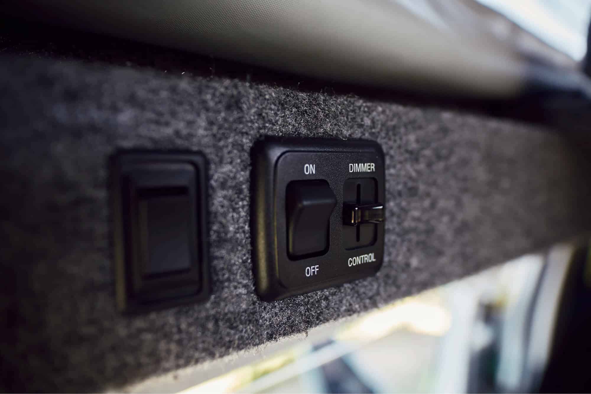 USB ports in the Del Mar pop up camper