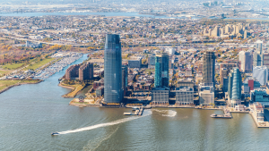 Downtown on river Jersey City NJ