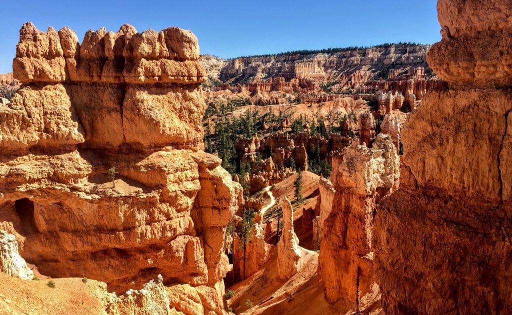 The view overlooking Bryce Canyon National Park